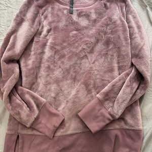 GAIAM Faux Fur Soft Pink Pullover
